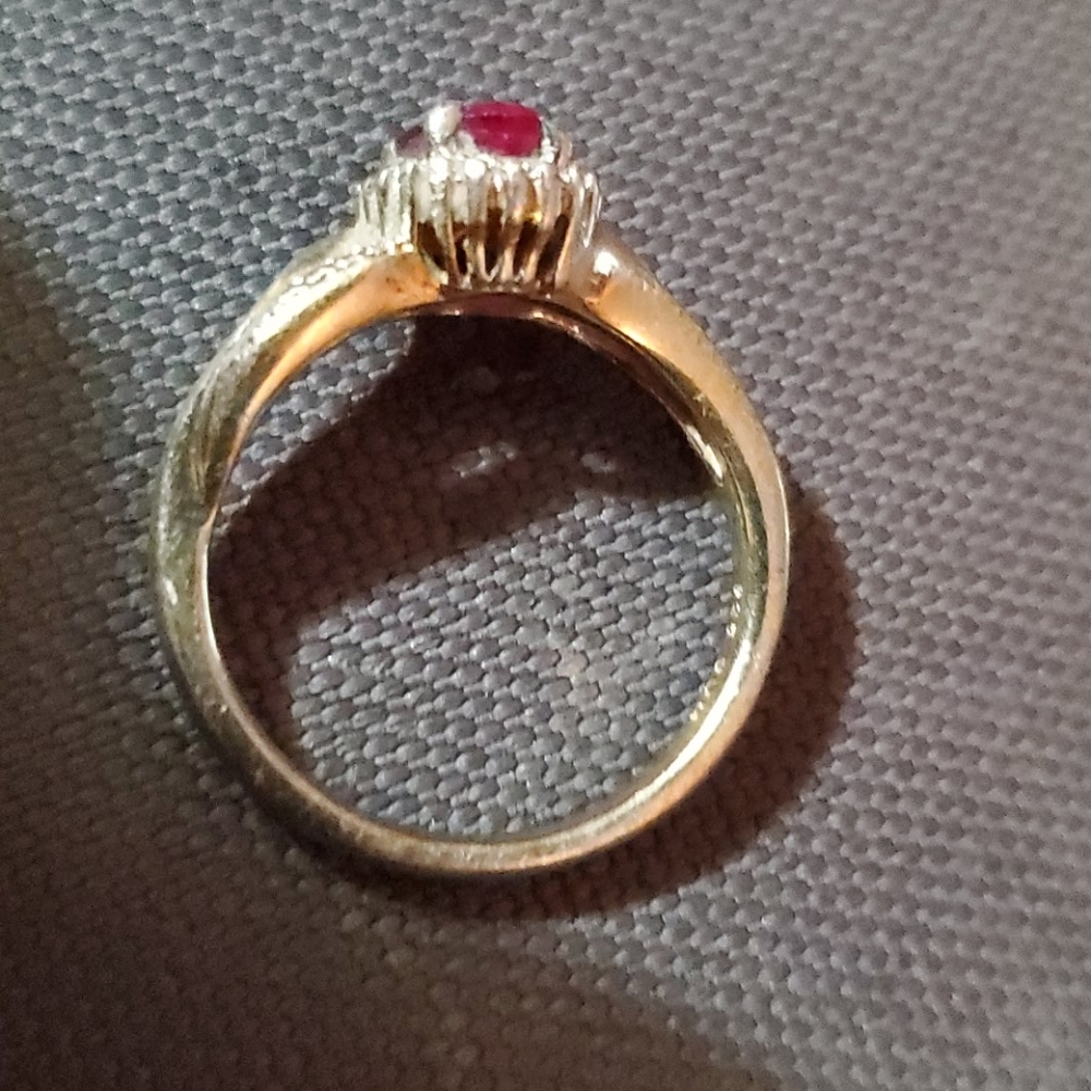 Sterling Silver Ruby Ring - image 3